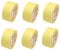 DEFACTO Packabdeckband Klebeband Kreppband Malerkrepp Malerband 50mmx50m 6er Rolle