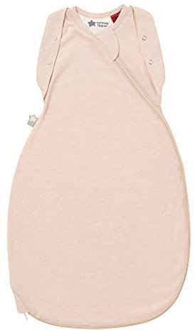 Tommee Tippee Babyschlafsack für Neugeborene, der Original Grobag Pucksack, hüftgesundes Design, weicher baumwollreicher Stoff, 0-3 m, 1,0 TOG, Blush