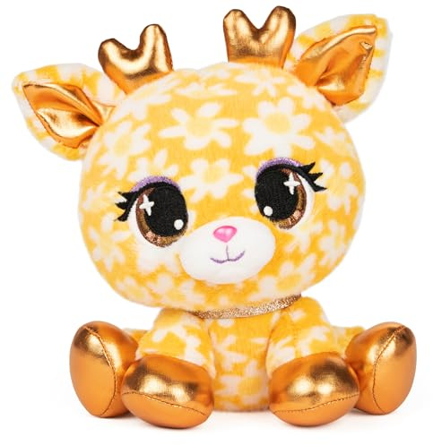 P.Lushes Designer Fashion Pets Daisy Doemei Doe Premium Stofftier, Gelb/Gold, 15,2 cm
