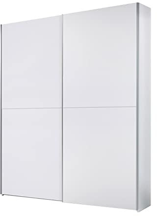 Möbel Jack Schwebetürenschrank - Weiß matt - 170 x 196 cm