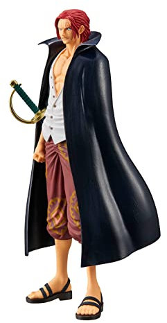 Banpresto One Piece RED Actionfigur Shanks Vol.2 The Grandline Men aus Kunststoff, von Bandai.