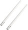 Housoutil Boom Sticks Ceiling Fan Extension Rod: 2pcs Chandelier Light Extension Poles long Extension Downrod for Ceiling Fans Pendant Light Extension Rod