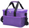 Knitting Bag for Yarn Storage LEMESO Yarn Storage Knitting Bag Yarn Wool Crochet Hook Needles Accessories Organiser, Yarn Tote Storage Portable Individual Compartments and High Capacity, Purple
