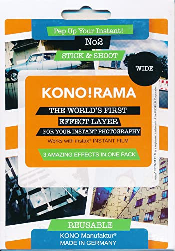 KONO!RAMA 2- Wide 3er Filter Set für Fuji INSTAX Wide
