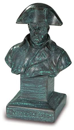 Isideco Büste Napoleon Bronze-Patina im Mantel