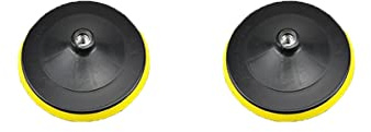 Boxonly 2 Pcs Hook and Loop Backing Pad M14 Drill Adapter Sanding Disc Backing Pads 7 Inch 180mm Orbital Sander Polisher Backer Plate Polishing Pad Disc