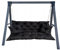 Waterproof Outdoor Palettenkissen | Hollywoodschaukel Auflage | Bankauflage | Sitzkissen and Rückenkissen | Pallettenpolstern | Lounge Kissen Outdoor 120 x 110 cm(120x60x50 cm) Inkl. 2 kissen Schwarz