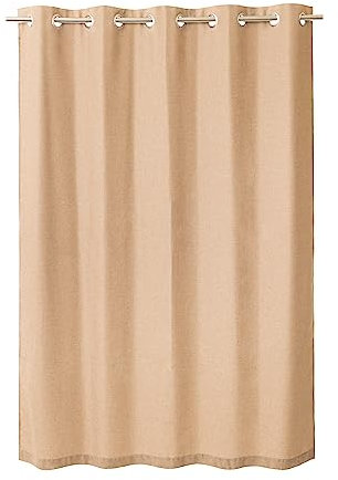 PillowPrim Gardinen Outdoor - Vorhänge für Balkon & Garten - Für stilvolle Privatsphäre im Außenbereich - Wetterfest & windbeständig - Beige, 200x150 cm