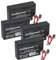4X Multipower Blei-Akku MP0,8-12H Pb 12V 0,8Ah Heim und Haus Stecker Rollladen