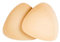 BRELESE Push-up Bra Pad Inserts | Self-Adhesive | Both-Sides Sticky | Reusable Sticky Breast Pads for Bikini Top | Sports Bra | Wedding Dress Bra | Bra Cups for Sewing (Beige, C-D)