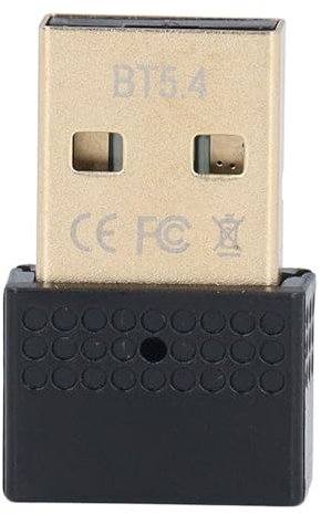Adaptador USB Bluetooth 5.4, Receptor Dongle Bluetooth 5.4 para PC, Transmisor Receptor Bluetooth USB de 2,4 GHz para Computadora Auriculares Teclado Ratón Altavoces