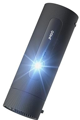 JMGO PicoFlix Mini Videoprojecteur Portable Extérieur avec Google TV, Netflix, 1080P, 420 ISO Lumens, Batterie de 4,5 Heures, Vidéoprojecteur Home Cinéma 200, HDR10, Gimbal, Haut-parleurs 10W