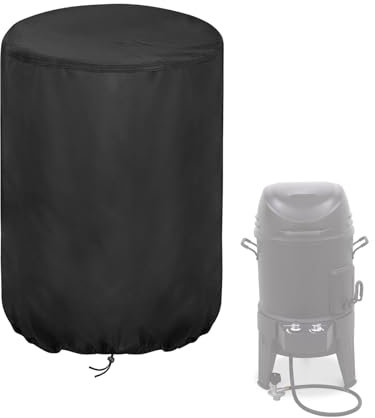Aidetech Housse pour fumoir 3 en 1 The Big Easy TRU‑Infrared™ de Charbroil, housse imperméable pour fumoir d'extérieur, 58,4 x 59,7 x 91,4 cm (D x l x H)