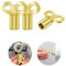 Flintronic Llave Purgar Radiadores, 3 Piezas Llave Radiador Calefaccion, Llave de Radiador, Llave Universal, Llaves Trampa Cuadrada de Metal, para Ventilación, Oro