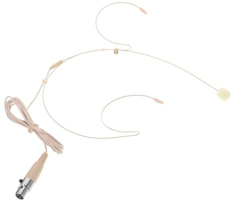 BESTonZON Earset Microphone with Omnidirectional Condenser Mic over Ear Design for Clear Communication Headset for Tour Guides Presenters and Teaching Scenarios Featuring Secure Fit and