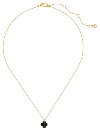 Kate Spade New York Spade Flower Pendant, Black