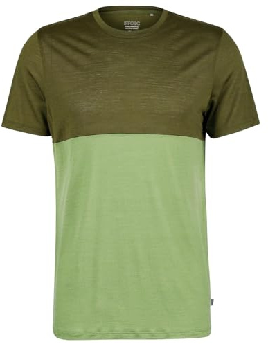 Stoic Herren MerinoChill MMXX. Göteborg Colorblock Tee Merinoshirt