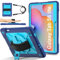 Custodia per tablet PC Custodia Compatible with tablet PC compatibile con Samsung Galaxy Tab S6 Lite 10.4 P613/P619 2022, custodia protettiva antiurto resistente a tutto il corpo con cinturino da pols