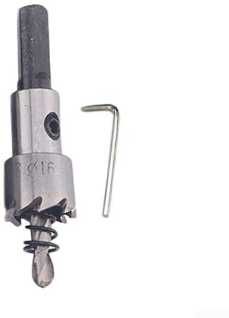 Forets HSS efficaces pour percer de grands trous dans le métal et le bois (16 mm)