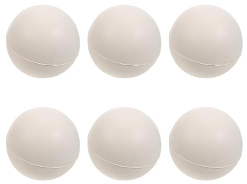 CIYODO 6 Stück 6 Stück-pack Trocknerbälle aus Gummi für Daunenjacken und Winterkleidung Schnelles Trocknen Flusenfreie Pflege Langlebige Wäschepflege für Empfindliche Textilien
