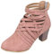 Minetom Moda Tessitura Donna Stivali da Donna Stivaletti Sandali Donna Bling Zeppe Scarpe Primavera Estive Sandali Scarpe B Pink EU 35