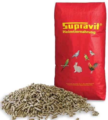 Supravit Hasenfutter & Kaninchenfutter 25kg - Alleinfutter für Zwergkaninchen, Kaninchen & Hasen - ideal als Zucht und Aufzuchtfutter geeignet