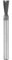 Yonico 14814q 7 Degree X 5/16-Inch Solid Carbide Dovetail Router Bit 1/4-Inch Shank