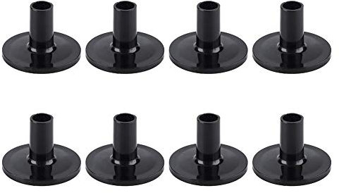 Drfeify 8 STÜCKE Schwarz Trommel Becken Ärmel Lange Kunststoff Trommel Set Musikinstrumente Zubehör Ersatz Playing Accessories Musical Instrument Accessories