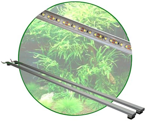 Aquarium LED-Beleuchtung 60 cm, LED-Leuchtbalken für Pflanzenaquarien, LED-Licht