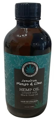 Jamaican Mango & Lime Hemp Seed Oil infused with Black Seed Oil 4 oz