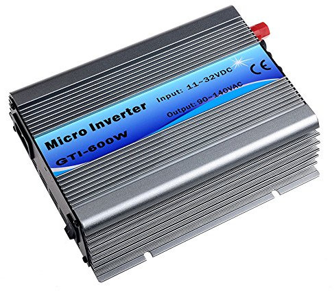 Y&H 600W Onduleur réseau DC15-28V à AC220V Micro onduleur relié au réseau pour 12V Panneaux solaires/Batterie 24V