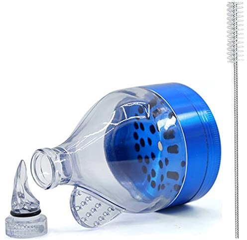 MuYuDaDi Spice Tools Powder Spice Grinder[Upgraded Version][Large 3 Layer 2.5][Funnel Bottom] and Cleaning Brush and Mini Funnel