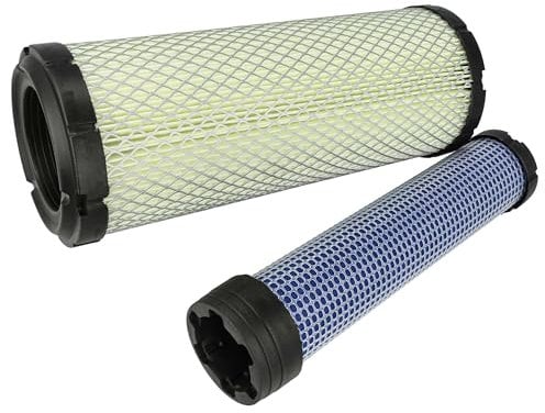 vhbw set di 2 filtri compatibile con Bobcat 328 Kubota motore di macchine edili - 1x filtro interno, 1x filtro esterno