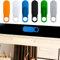 ANTEVIA Matériaux Lot de 6 caches Webcam pc Portable |Plus DE 10 MODELES| Cache caméra Ordinateur | Obturateur | Couleurs : Blanc Orange Bleu Vert Noir Gris (Nambus)