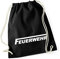 Huuraa Turnbeutel Feuerwehr Geschenk 12 Liter Black Baumwolle Feuerwehr Präsent