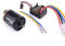 Fasizi Moteur brossé 540 21T 4 pôles et ESC brossé 60 A avec moteur 6 V/3 A BEC étanche 540 ESC Combo pour voiture de course RC 1/10