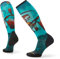 Smartwool Damen Ski Targeted Cushion Print Otc, Blau - Twilight Blue, Medium