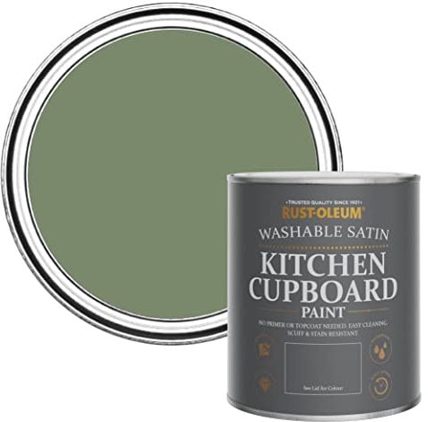 Rust-Oleum Peinture Verte pour Meubles de Cuisine, Finition Satinée - Broussaille 750ml