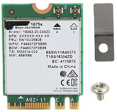 Tarjeta Inalámbrica, Admite Tres Frecuencias Wi Fi 6e, Placa de Módulo de Circuito PCB para Windows 10 11, Linux, Chrome OS