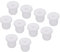 sourcing map 20Pcs T Type Rubber Grommet Mount Dia 8mm ID 4.5mm H 9.5mm Seal Protection Flexible Hole Plugs for Cable Pipe White