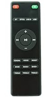 HCDZ Télécommande de rechange pour barre de son portable Bomaker Immersive Home Cinéma (Bomaker Tapio 3 III)