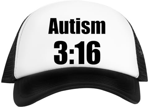 Kwantees Autism 316 Unisex White Cap Umweltfreundlicher Snapback