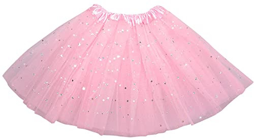 DRALOFAO Tütü Kinder Set Star Minirock Mitgebsel Oberteil Pailettenrock Kinder Kleidung Tutu Kinder Tüllrock Rock Blau Weißer Schwarz Tüllrock Weiß Tüllrock Karneval Roter Tüllrock