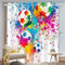 FABTOP Fußball Gardinen Verdunklungsgardine Kinder Jungen Sport Vorhänge 3D-Druck Fußball Kunst Gardinen Blickdicht Für Kinderzimmer Wohnzimmer (4,100×140BxH (50×140cm×2))