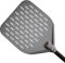 AMZBBQ® Pelle à pizza de qualité supérieure - 35 x 35 x 71 cm - Pelle à pizza perforée en aluminium anodisé dur pour glisser facilement sur la pierre à pizza - Accessoire de barbecue - Cadeau pour