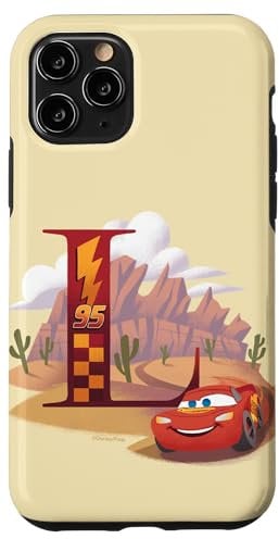 iPhone 11 Pro Disney & Pixar Alphabet Monogram Letter L Lightning McQueen Case