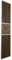 Wanduhr groß Moderne Eichenholz Aufhängepaneel Lamele 155x30cm ohne tickgeräusche modern Holz Eiche Schwarz MDF holzoptik Wohnzimmer (Braun)