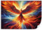 QEOPGNE Wandkunst, Motiv: Feuervogel, Phönix, Fantasy-Poster, Leinwand-Kunstdrucke für Schlafzimmer, Büro, Wohnzimmer, Bilder, Gemälde, coole Phoenix-Wanddekoration für Herren und Damen, ungerahmt, 30