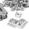 SWTYExt 40 Stück Nutensteine M4 Nut 6 - Typ B T Nut Schiene M4 20-Serie Nutenstein Kohlenstoffstahl Gleitmuttern Schwer Schiebemuttern M4 für Aluminiumprofil Extrusionsschlitz