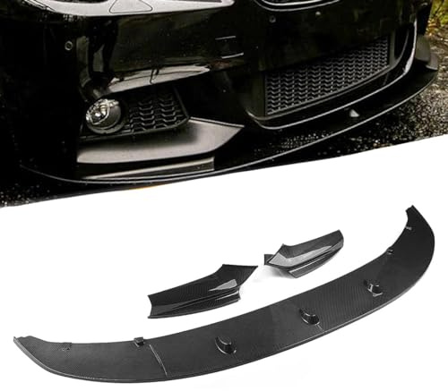 FIXCOR Frontspoiler Spoiler für BMW F10 5 Series M 2011-2016, Auto Frontstoßflosse Spoiler Canards Lippe Vorne Unten Stoßstangen Protector Selbstklebend Frontspoilerlippe